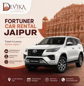 Premium Fortuner Car Rental Jaipur for Comfortable, Jaipur