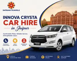 Best Innova Crysta Car Rental in Jaipur for Family, Jaipur