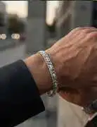 925 Sterling Silver Hand Bracelet for Men , ₹ 0