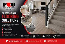 Pro Flooring Services for Stylish Carpet Installat, Mississauga