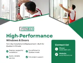 High-Quality Windows and Doors in Montreal | Fenec, Saint-Felix-de-Valois