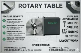 Rotary Table Manufacturers Near Delhi, Noida