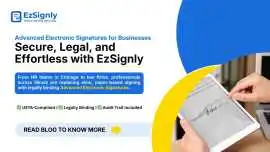 How Does EzSignly Make e-Signing Simple? Book Now, Chicago