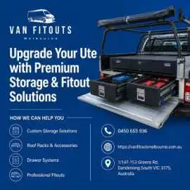 Upgrade Your Ute with Premium Storage & Fitout , Dandenong