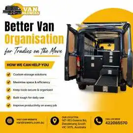  Better Van Organisation for Tradies on the Move, Melbourne