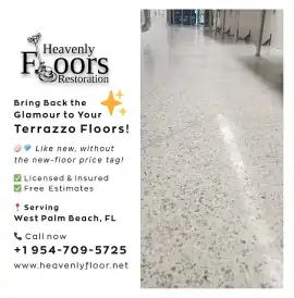 Terrazzo Restoration in West Palm Beach, FL, West Palm Beach
