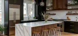 Kitchen Islands with Waterfall Designs, Mississauga