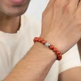 Buy Red Jasper Bracelet for Strength & Positivity, Gandhinagar