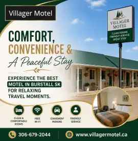 Affordable Hotels in Burstall SK for Relaxing Stay, Leader
