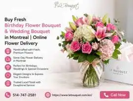Buy Fresh Birthday Flower Bouquet & Wedding Bouque, $ 44