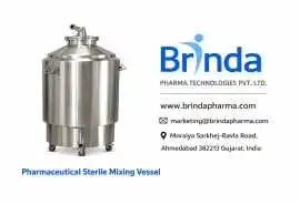 Pharmaceutical Sterile Mixing Vessel Exporter, Ahmedabad