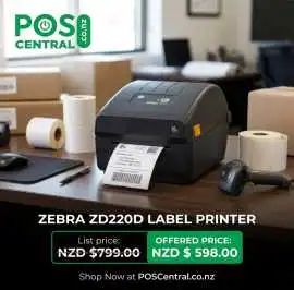 ZEBRA ZD220D Desktop Label Printer With Fast Print, $ 598