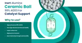 Inert Ceramic Alumina Balls Supplier for Refinerie, ¥ 500