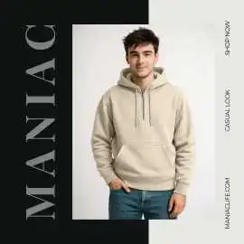 Zipper Sweatshirt for Men – Stylish Comfort at Man, ¥ 1,299