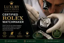 Certified Rolex Watchmaker at Luxury Watch Service, Miami