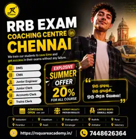 Best RRB Coaching Centre in Chennai – R Square Aca, Chennai