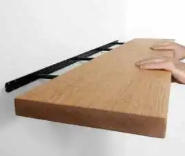 Large Wall Shelf Grandeur in Oak for Modern Spaces, ps 0