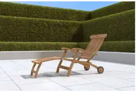 Teak Garden Sun Loungers, $ 0