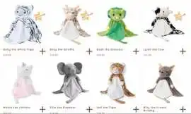 Soft Animal Loveys That Comfort Little Hands, $ 1