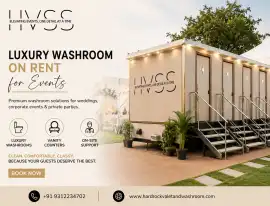 Luxury Washroom on Rent for Events | Hardrock Team, Delhi