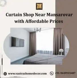 Curtain Shop Near Mansarovar with Affordable Price, ps 25,000