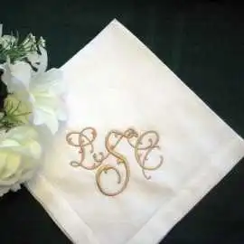 Classic Hemstitched Linen Napkins With Fine Detail, Scranton
