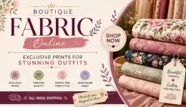 Boutique Fabric Online: Stunning Exclusive Prints, ¥ 1
