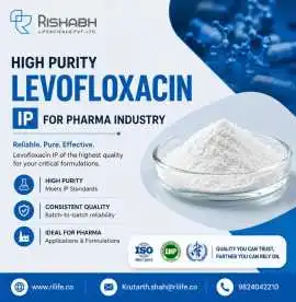 High Purity Levofloxacin IP for Pharma Industry, Ahmedabad