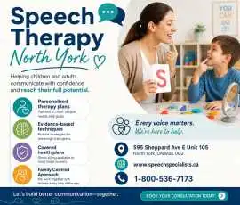 Trusted Speech Therapy Services North York, North York