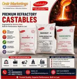 Premium Refractory Castables Maxheat-K, Maxheat-A, Ludhiana