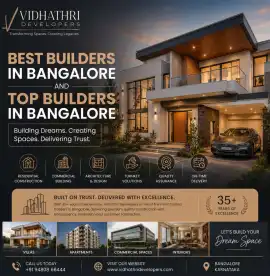 Top and Best builders in Bangalore Vidhathri devel, Bengaluru