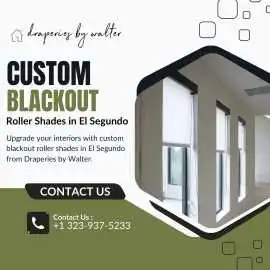 Custom Blackout Roller Shades in El Segundo | Drap, $ 40