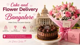 Cake and Flower Delivery in Bangalore, Bengaluru