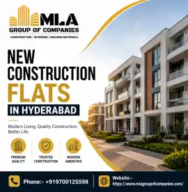 New Construction Flats in Hyderabad Best Projects, Hyderabad