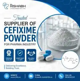 Trusted Cefixime Powder Supplier for Pharma Use, Ahmedabad