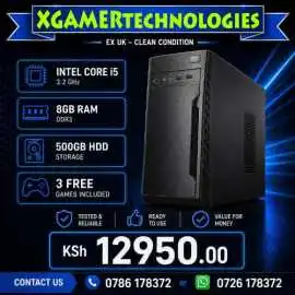 Redressed intel Core i5 Lenovo tower desktop, ps 129