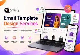 Custom Email Template Design Services, Woodland Hills