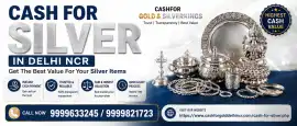 Get Best Cash for Silver Near Me Today, Noida