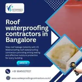 Roof waterproofing contractors in Bangalore, Bengaluru