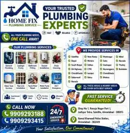 24/7 Plumbing Services in Bopal – HomeFix Plumbing, Ahmedabad