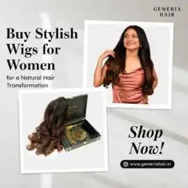 Buy Stylish Wigs for Women for a Natural Hair Tran, ¥ 39,324