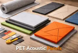 Upgrade Modern Acoustic PET Panels for Interiors, Bengaluru