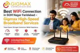 WiFi Connection  SGM Nagar Faridabad Gigmax net, Faridabad