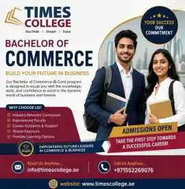 Bachelor of Commerce Course in Sharjah | UAE Study, Dubai
