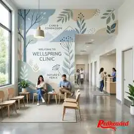 Custom Wall Graphics for Offices & Commercial use, Oak Park
