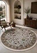 Shop Stylish Round Rug in Living Room Online., Rp 9,000