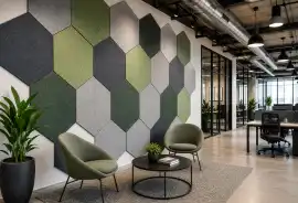Eco-Friendly & Designer PET Acoustic Panels , Bengaluru