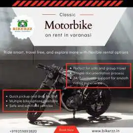 Cheapest Bike Rental in Varanasi – Book Instantly, Varanasi