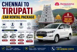 Chennai to Tirupati Car Rental Package – Comfortab, Chennai