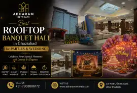 Best Rooftop Banquet Hall in Ghaziabad for Wedding, Ghaziabad